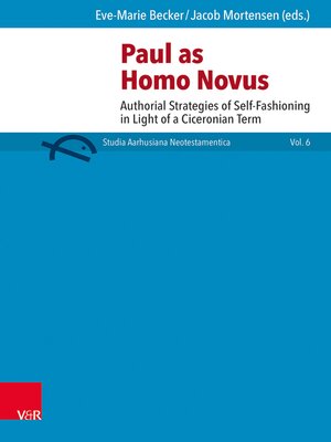 cover image of Paul as homo novus